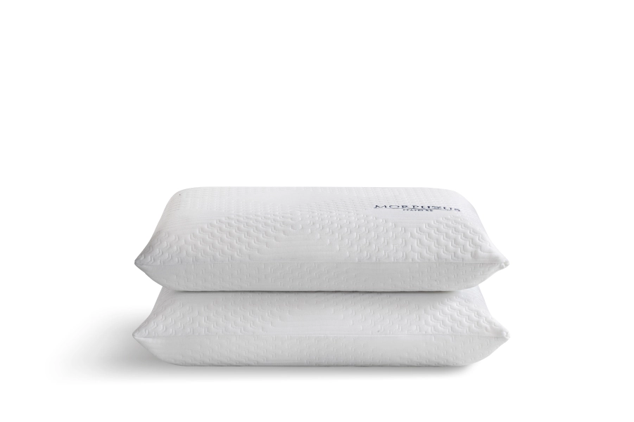 Paire d'oreillers Morpheus en Mémoire de forme pour soulagement des cervicales