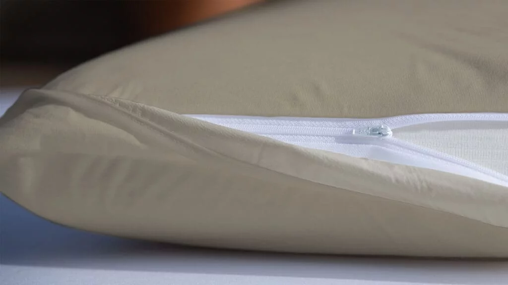 Taie d'oreiller Bsensible Respirante et Anti-Acarien Taupe