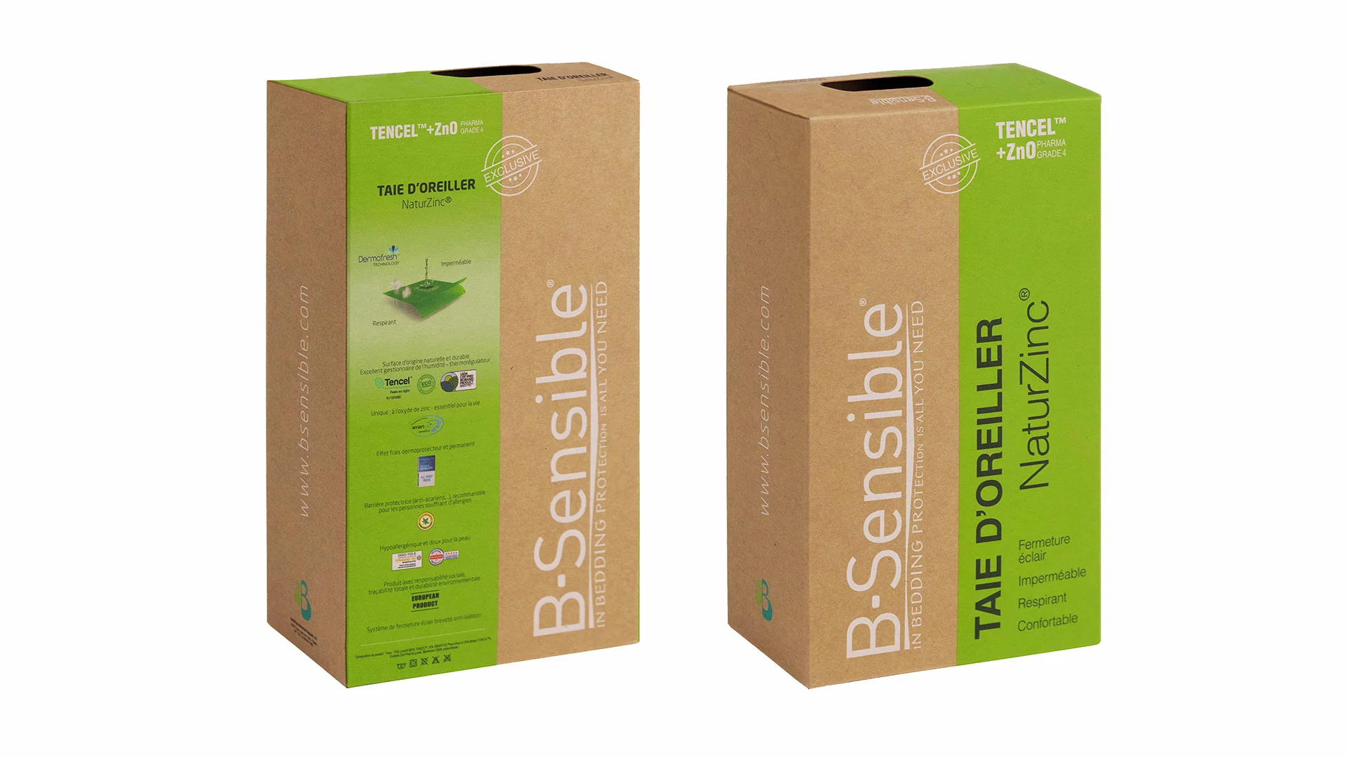 Emballage Carton recyclé taie d'oreiller