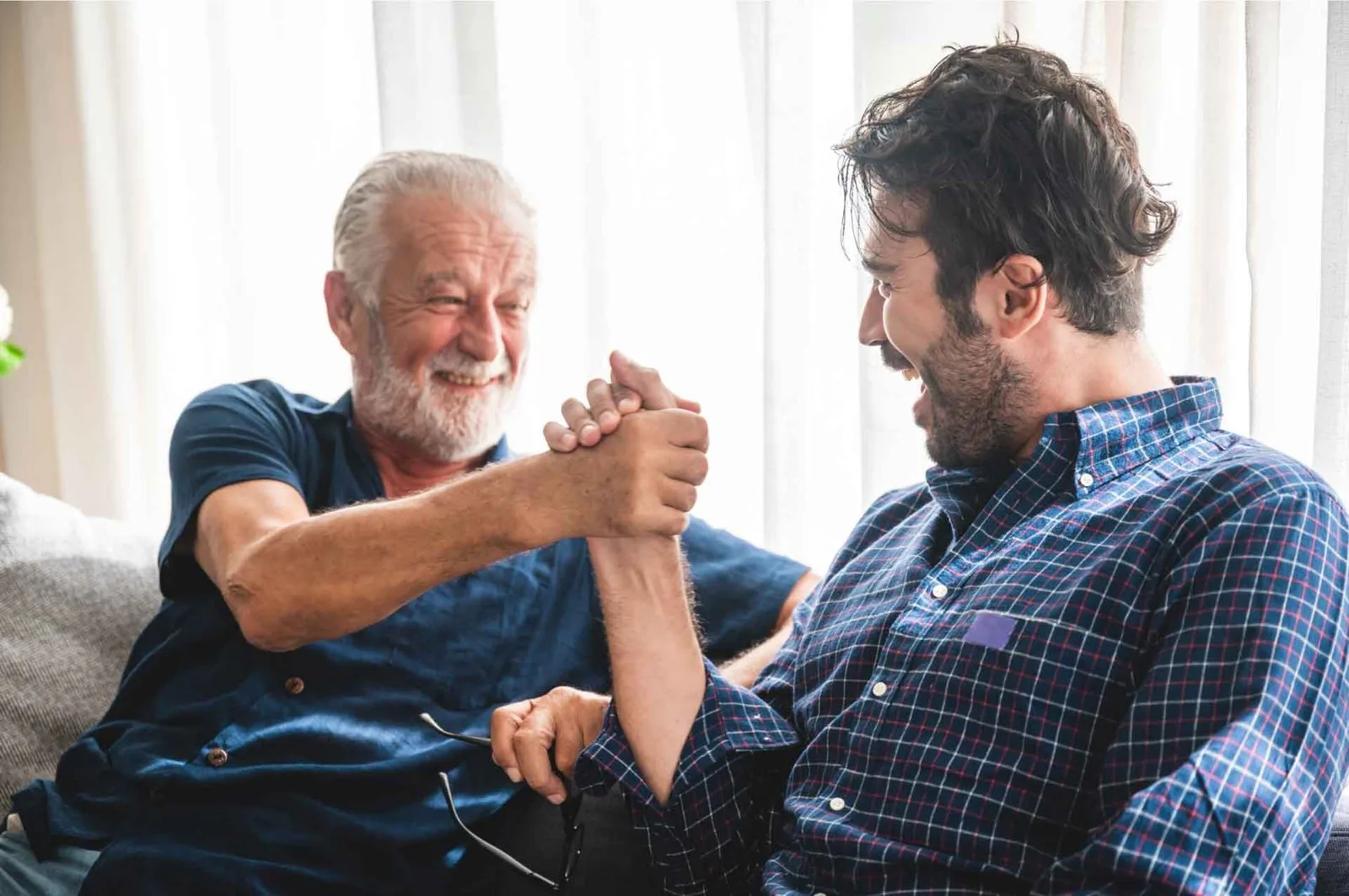 Grand-père et petit-fils