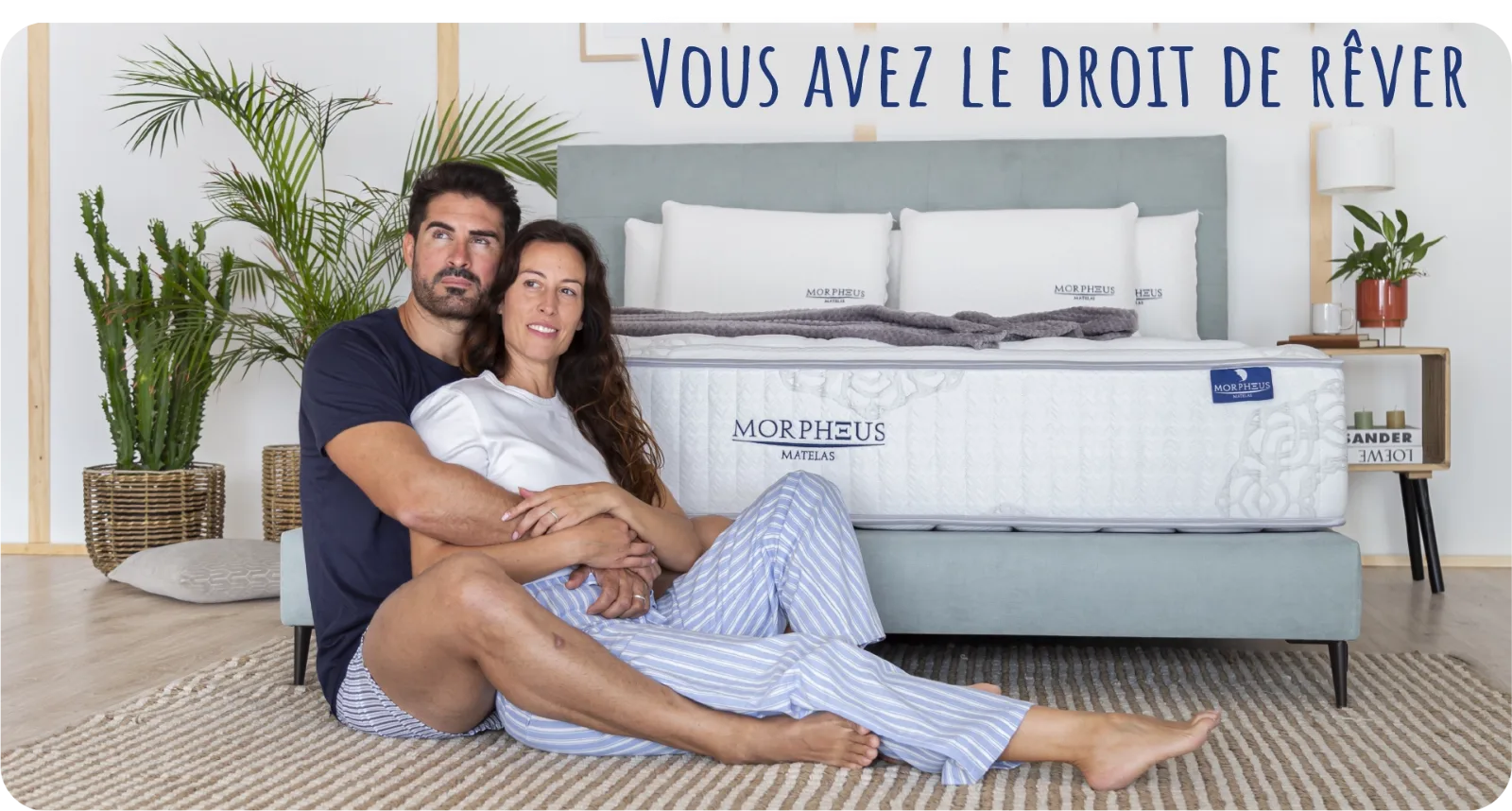 Couple heureux dans une chambre Morpheus