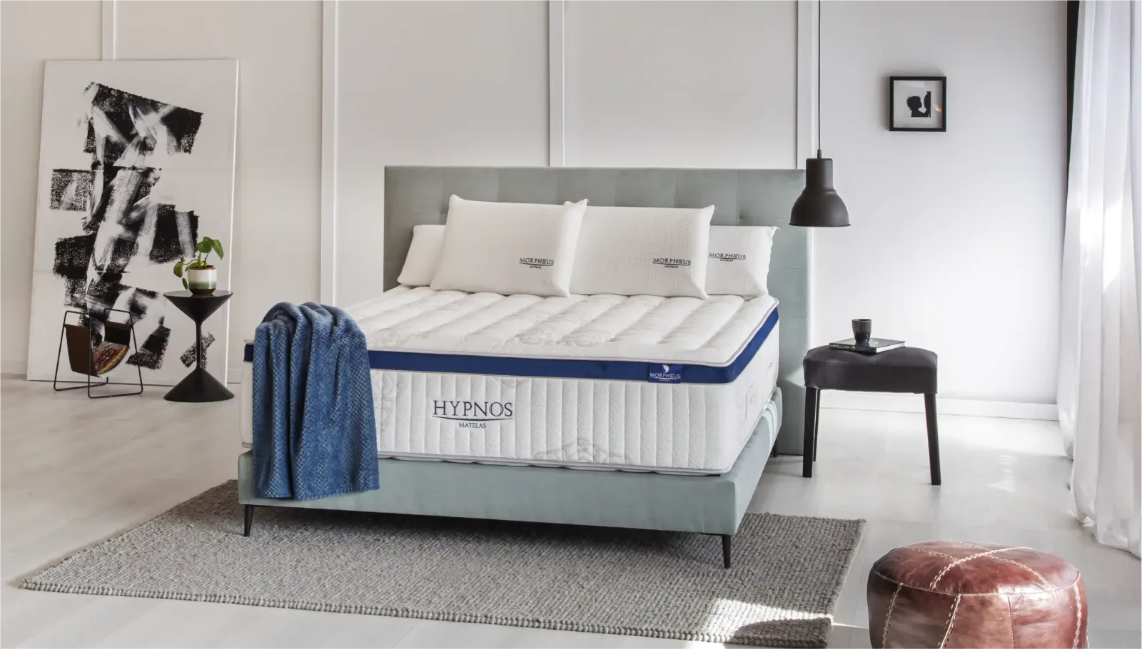 Matelas Hypnos vu de face